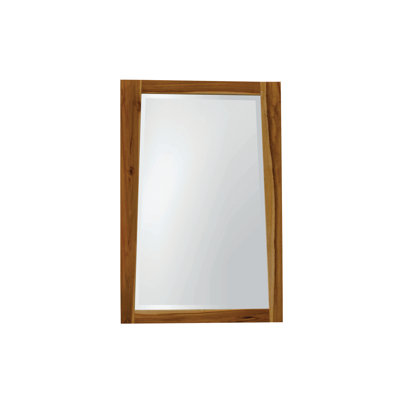 EcoDecor's Significado Beveled Bathroom Mirror, Vanity Mirror, Wood Mirror, Rectangle Mirror, Natural Wood Mirror, Hanging Mirror, iin Earthy Teak