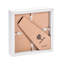 Nicola Spring - 6" x 6" White 3D Box Photo Frame - 4" x 4" Mount - Black