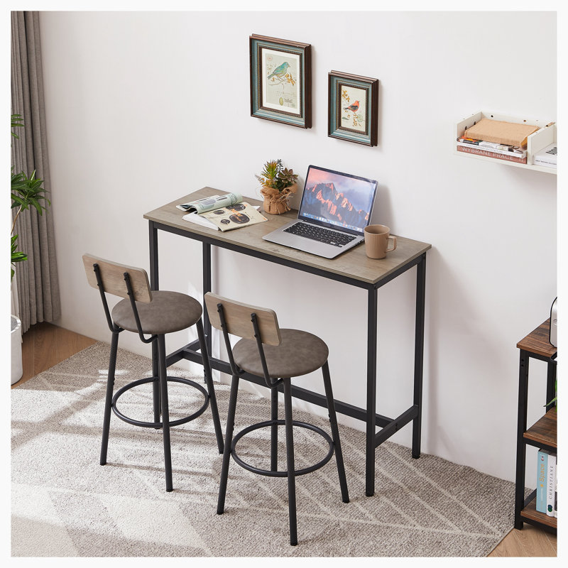 Jazire Counter Stool with Metal Frame
