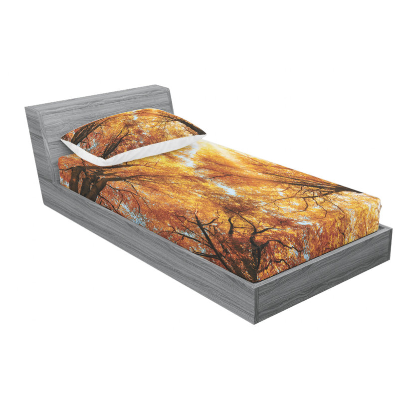 Microfiber Sheet Set, Twin Sheet Set with Fitted Sheet