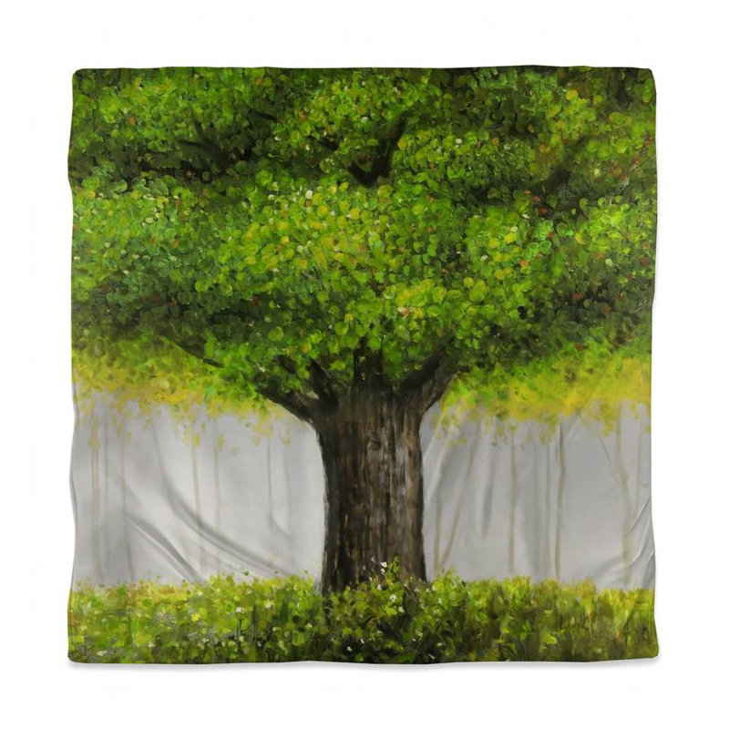 Housse de couette Big Green Tree - Brown Landcapes Home Decor