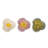 Stoneware Flower-Shaped Footed Dishes