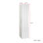 Armoire de rangement de cuisine, autoportante avec portes / tablettes - blanc