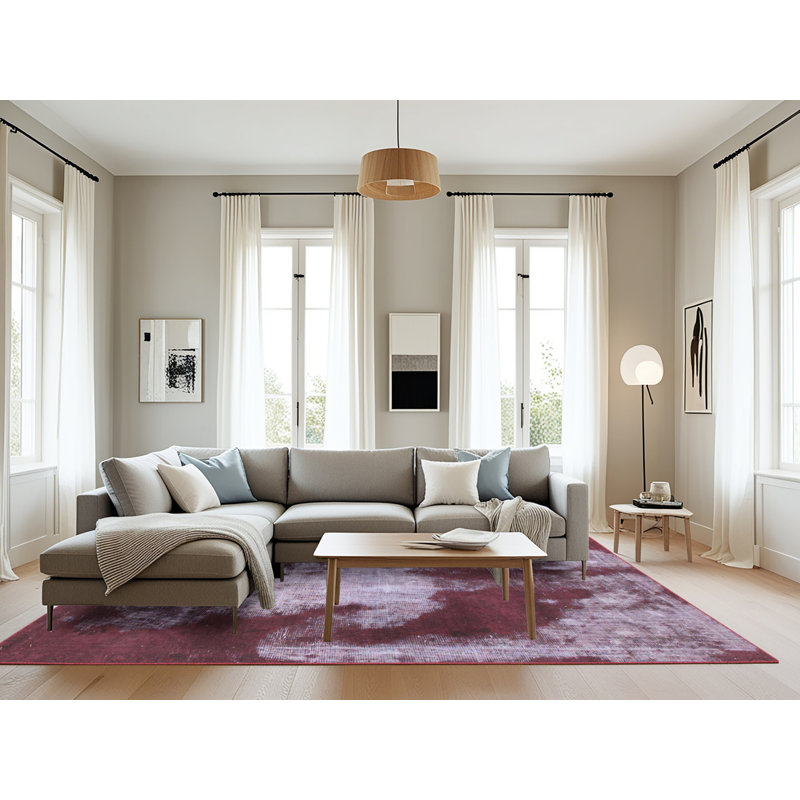 Tapis abstrait moderne 989, Rectangle 8 pi x 10 pi