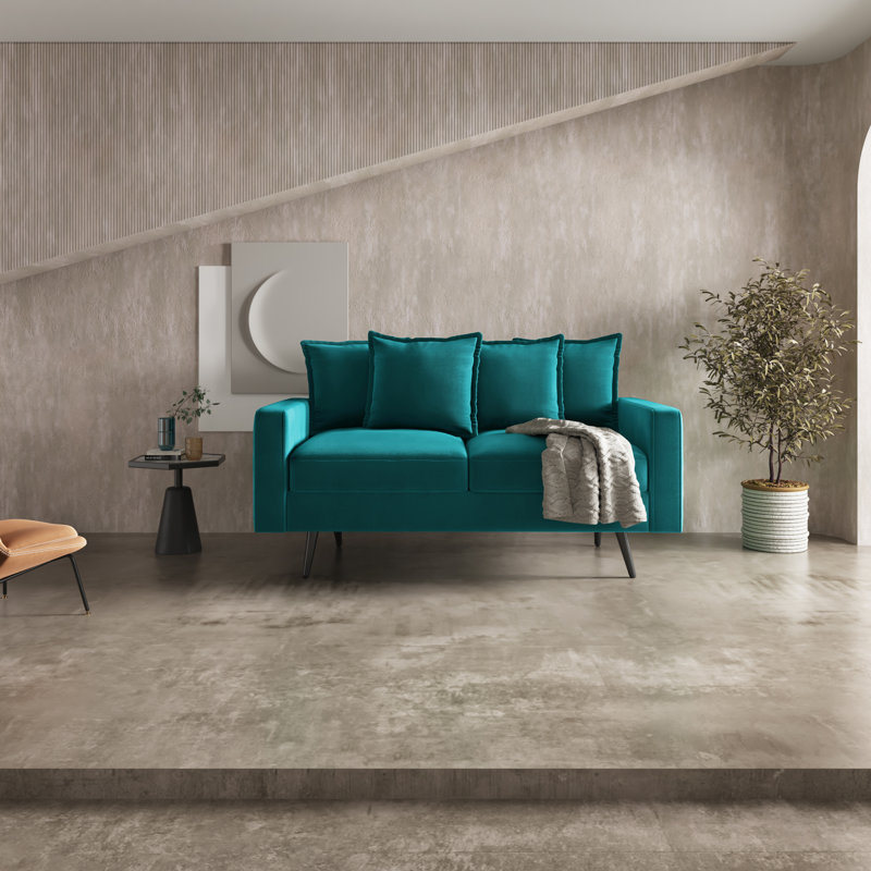 Causeuse Veronica, Bleu sarcelle
