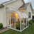 Palram - Canopia Sunroom 2 - 6' W x 6' D Walk-In Hobby Polycarbonate Resin Frame Greenhouse Kit with Roof Vent -White-90988268