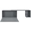 Grand lit escamotable avec bureau rotatif