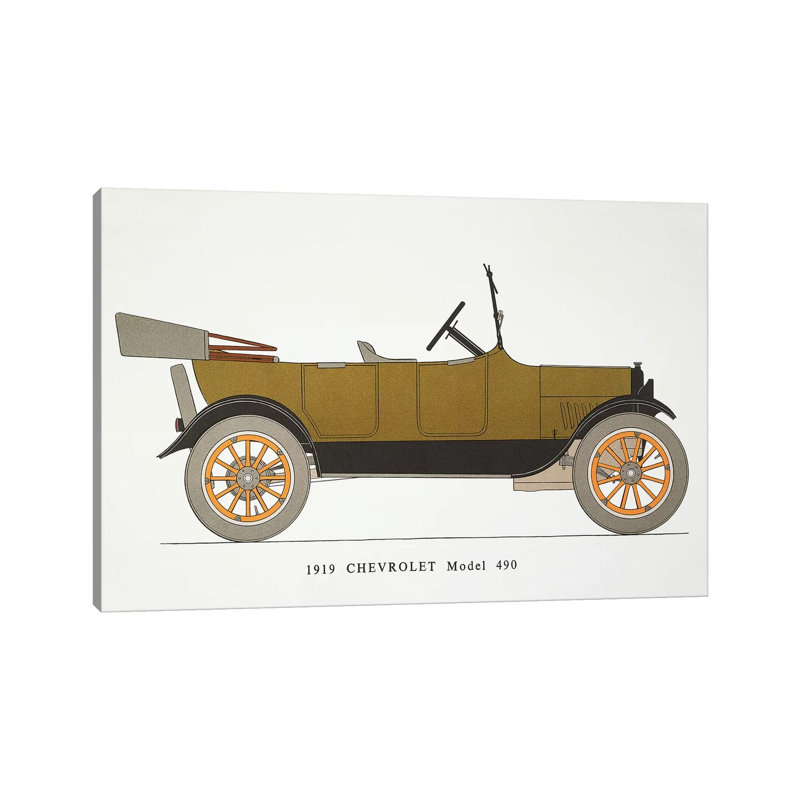 Auto: Chevrolet, 1919 - Wrapped Canvas Print, 30.48 cm H x 45.72 cm W