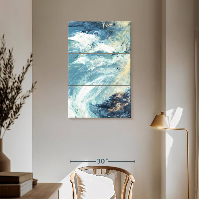 Avery Stormy Ocean, 57" H x 36" W