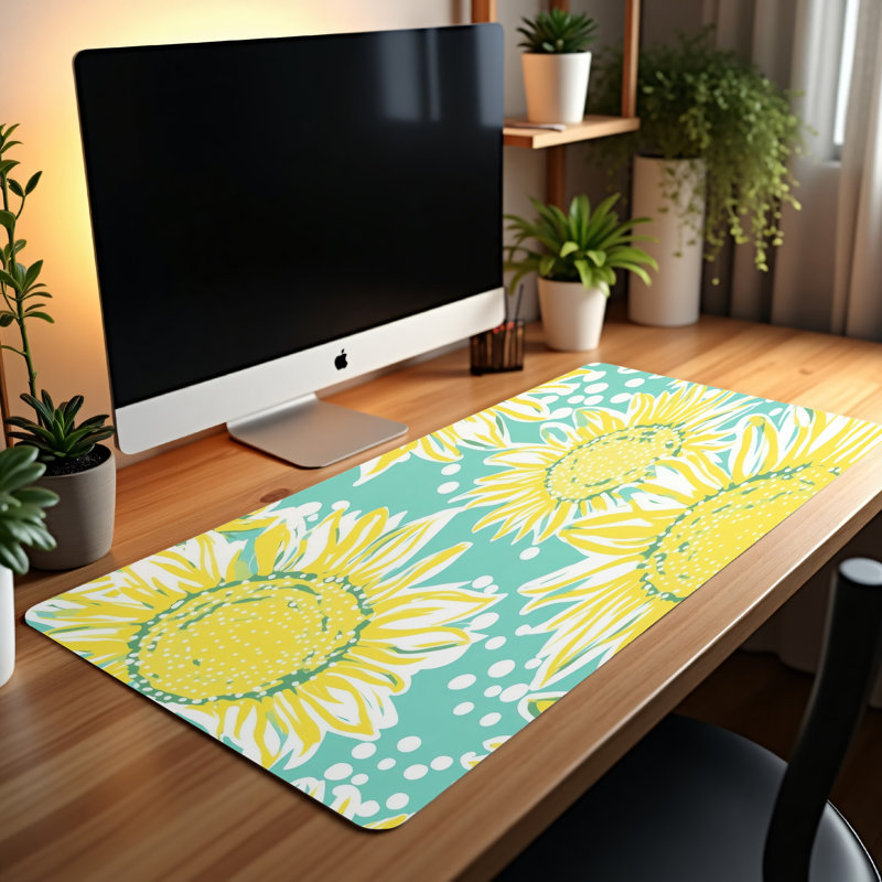 Polyester Desk Pad, 31.5x15.5