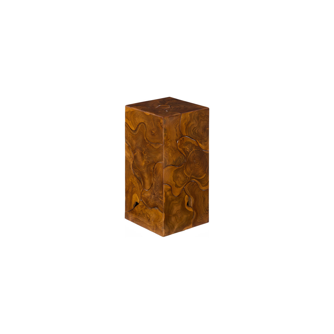 Teak Slice Pedestal Phillips Collection 
