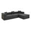 Canapé modulaire de 108 po avec méridienne en forme de L, canapé-lit désossé à assise profonde, canapés à compression en éponge sans assemblage, canapé-lit pliant moderne avec dossier amovible-1097346443