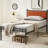 Nirvaan Vegan Leather Metal Platform Bed-519640681