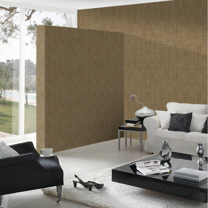 Papier peint Basket Weave, Brun