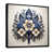 Toile avec cadre flottant noir sélectionné