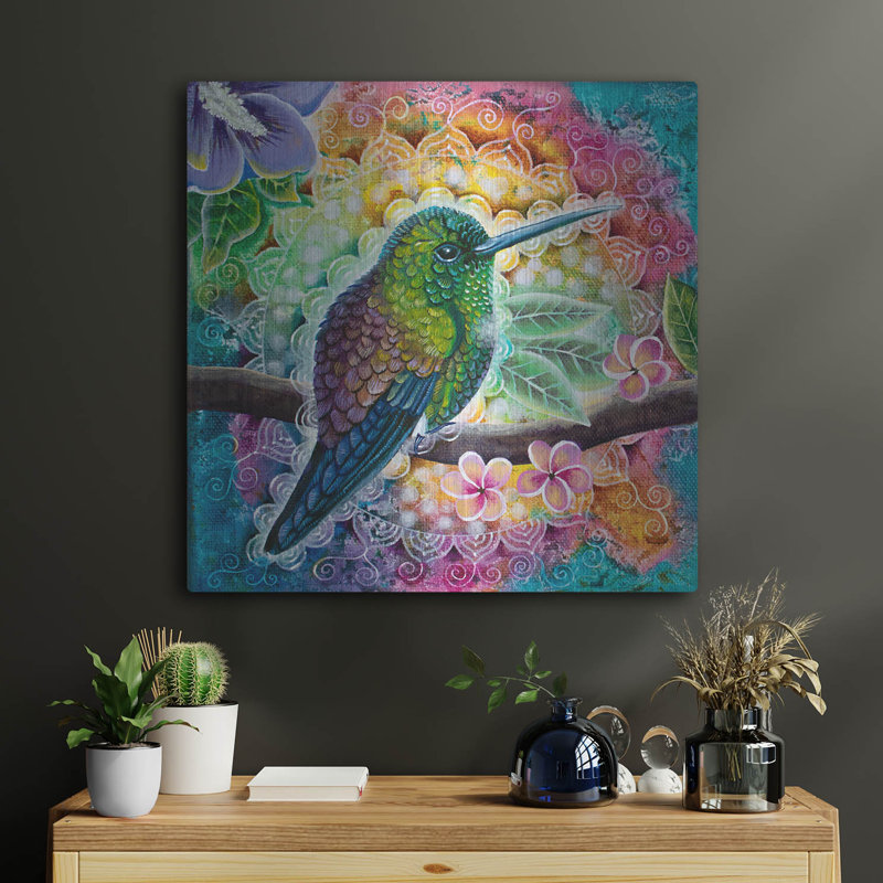  «Colours of Joy» par Verena Wild, art mural en métal, 24 po x 24 po, H 24 po x l 24 po