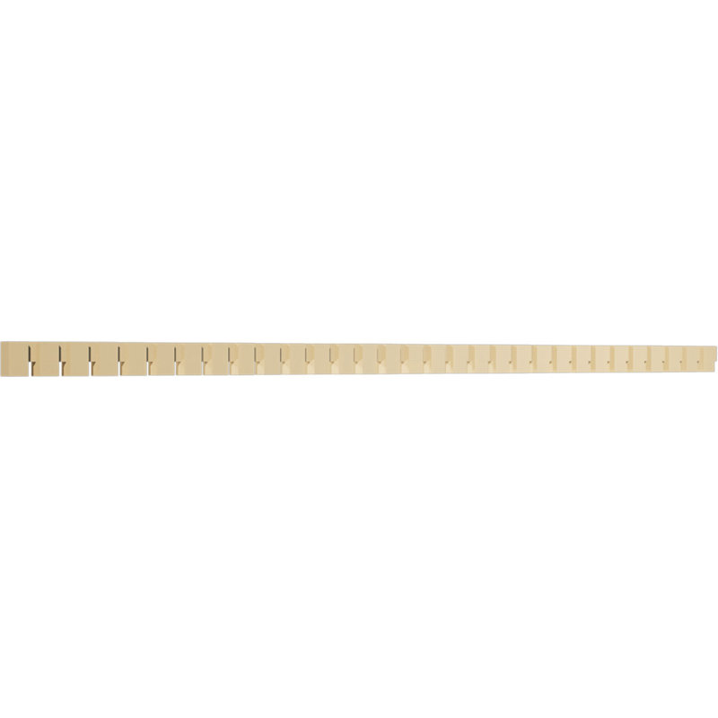 Wilson Signature Urethane Dentil Block Trim, Primed Tan, 3" H x 93" W x 1" D