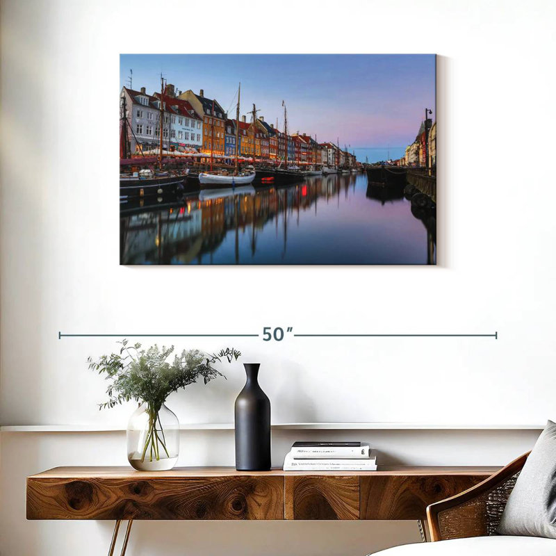Nouveau port Tergel Nyhavn, H 24 po x l 36 po