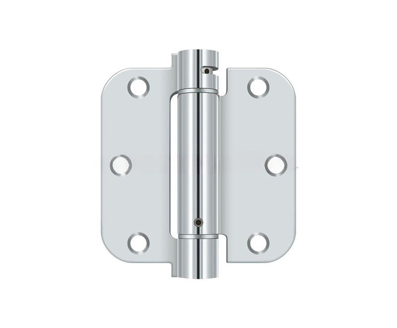 Steel Hinge, Polished Chrome