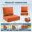 Outdoor Cushions For Patio Furniture,Outdoor Seat Cushion Set 24 X 24 X 6 Inch,Waterproof & Fade Resistant Outdoor Chair Cushions,Deep Patio Chair Cushion With Removable Cover-644560606
