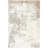 Round  Abstract Machine Made 8' Polypropylene Area Rug in Gray/Ivory/Brown-880028775