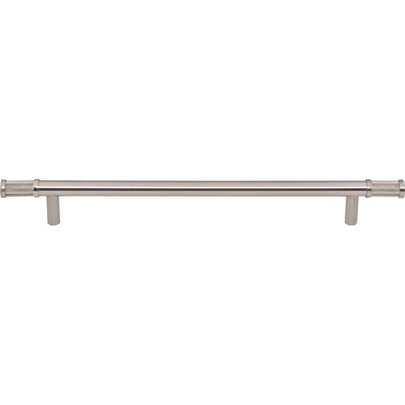 Burnham Bar Pull, Brushed Satin Nickel, 8 13/16" Center To Center