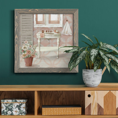 " Blush Springtime Wreath II "
