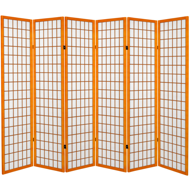 Paravent pliable, Miel, 6 panneaux