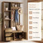 39.37 " Wide Hall Tree with Shelves