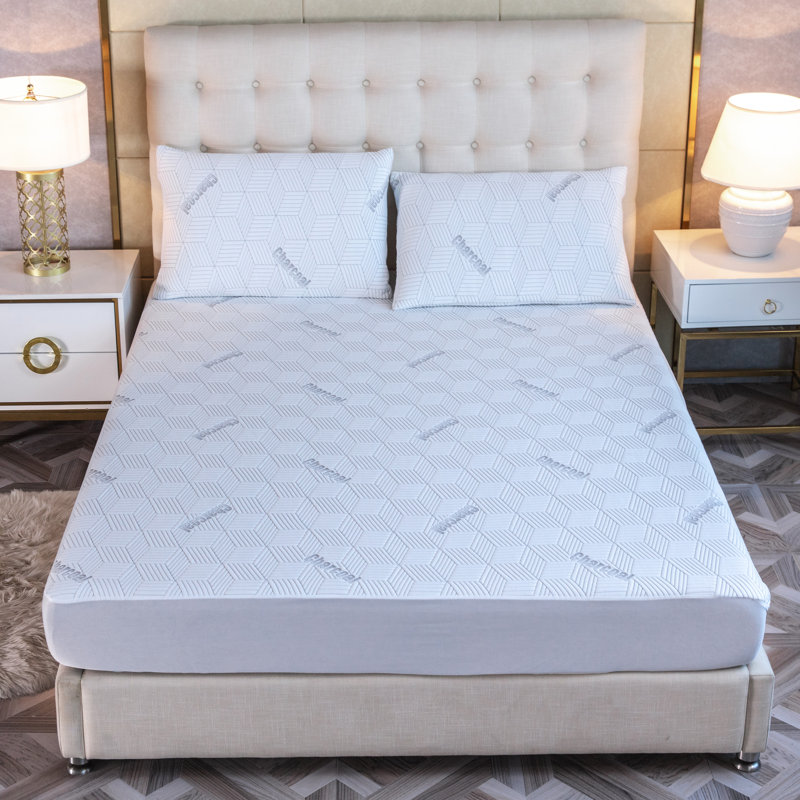 Hedgerley Waterproof Fitted Mattress Protector Mattress Protector Case Pack, Queen