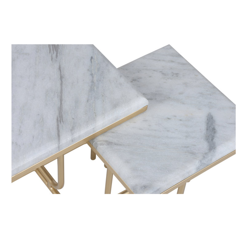 Stand By Me Marble Nesting End Table