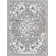 Granada Transitional Oriental Medallion Pattern Grey Rug