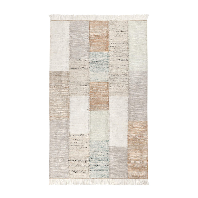 Ritsa Handwoven Jute Blend Accent Rug , Rectangle 5' x 8'