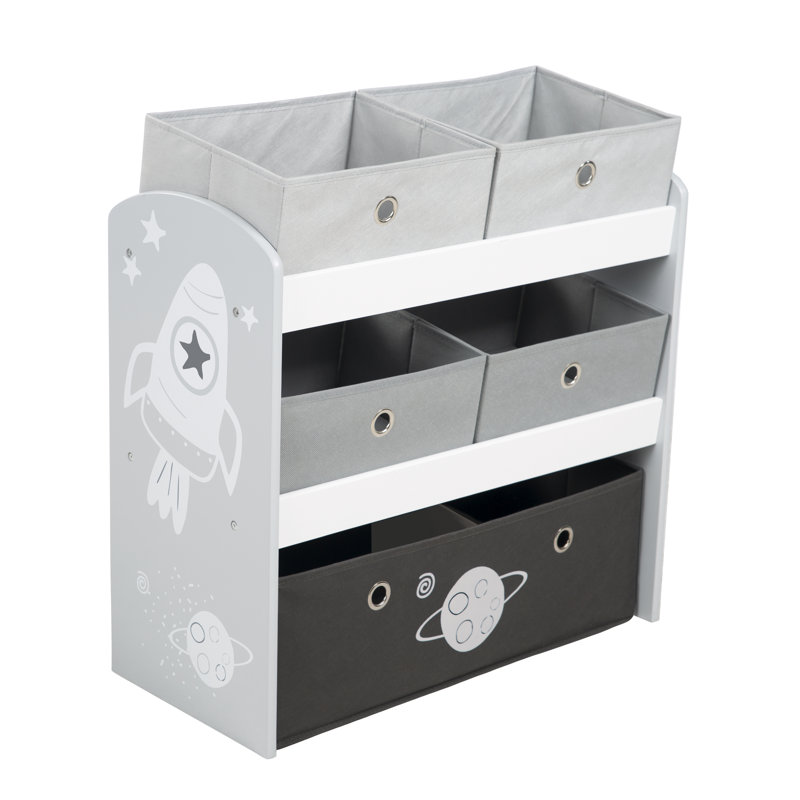 Rocket Toy Storage Bench