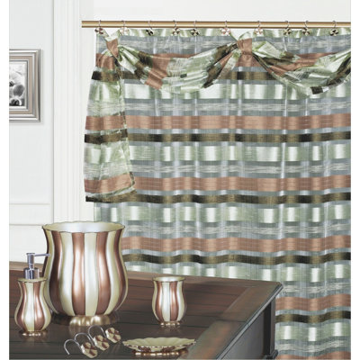 Anette Striped Shower Curtain
