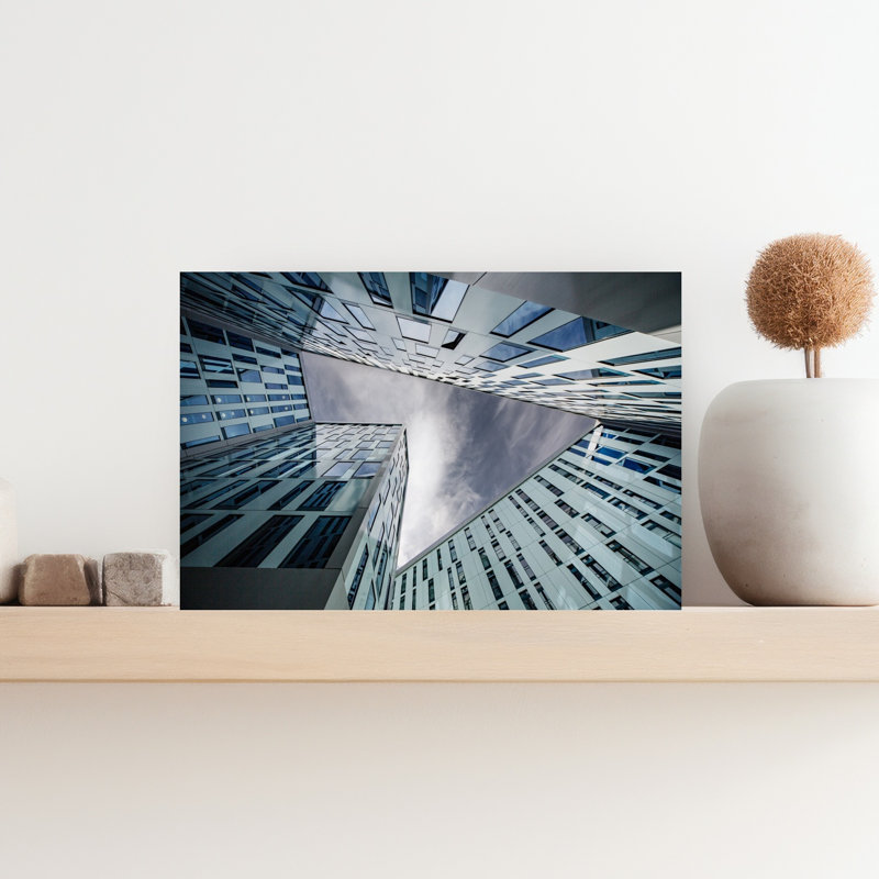 Contemporary Art Abstract Contemporary Architecture Wall Art by Werner Birnbaum - Wrapped Canvas Print