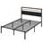 Queen Size Bed Frame With Drawers And Charging Station-686405058