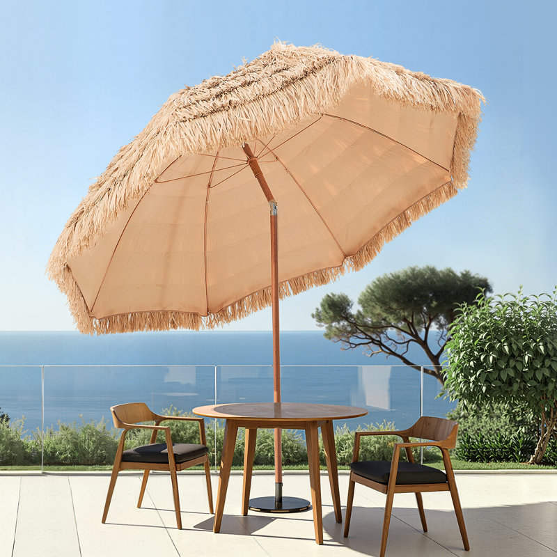 Parasol Tiki, L 84,6 po x P 84,6 po