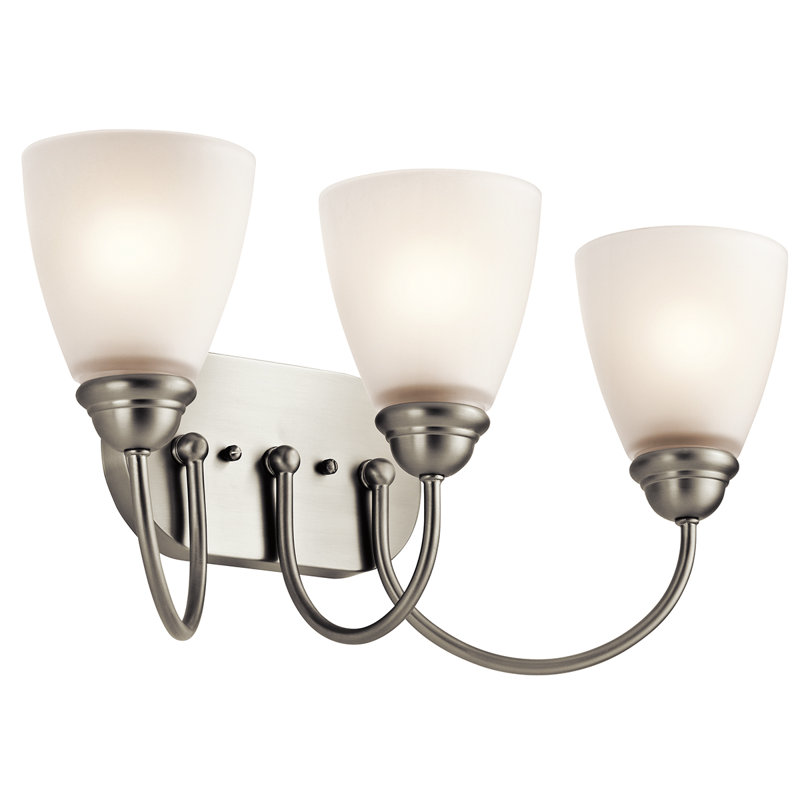Mcnemar 3 - Light Dimmable Vanity Light, Brushed Nickel