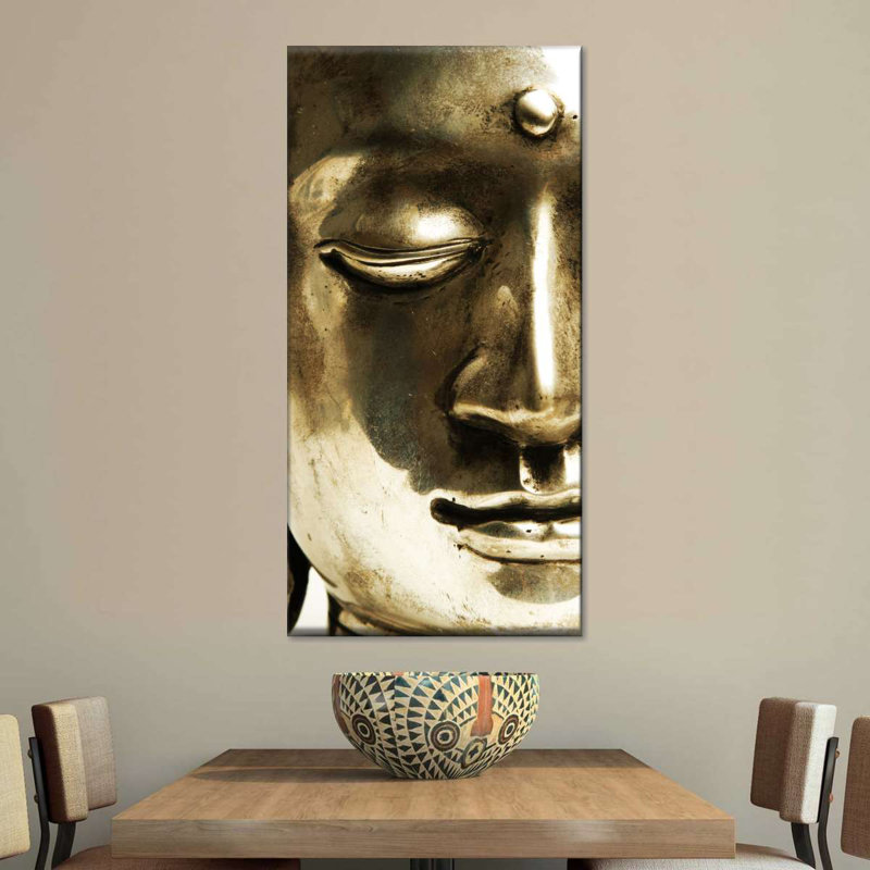 Shiny Buddha Canvas Print, 24" H x 12" W x 1.25" D
