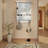 31.7" Floating Hall tree with HD Mirror & 15-Storage System (Shelves+Pockets+Drawers+Hooks), Multi-Scenario Wall Organizer