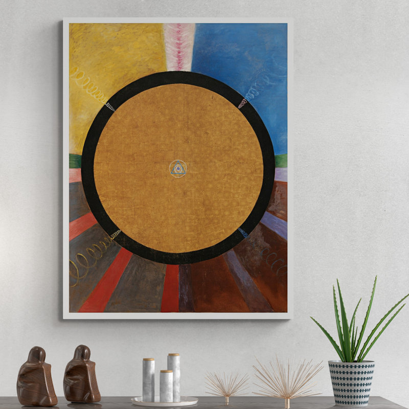 Andriette Altarpiece No.3 by Hilma Af Klint - Wrapped Canvas Print, 117cm H x 81cm W x 5cm D