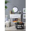 Cadre de miroir antique 30 po x 30 po