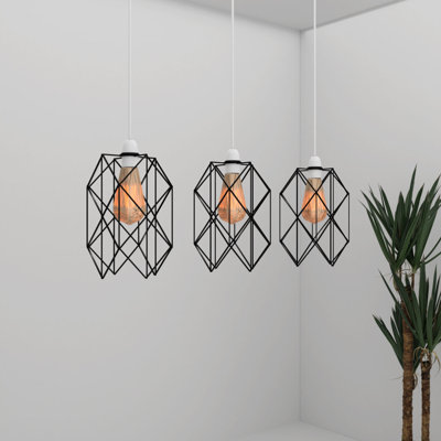 26cm H Metal Oval Lamp Shade ( Uno ) in Black