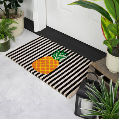Striped Outdoor Doormat