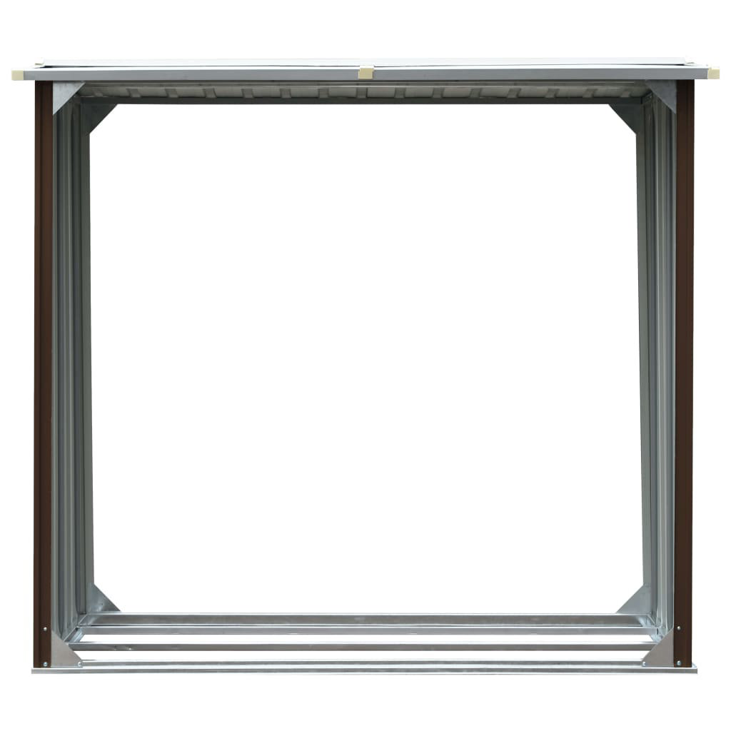 Log Storage Shed Galvanised Steel