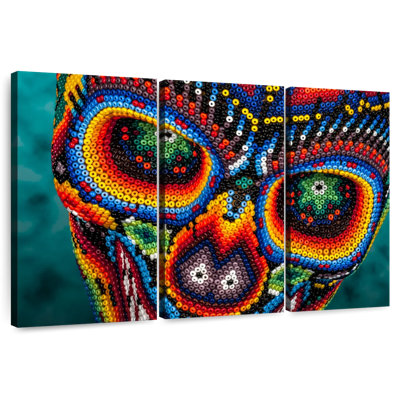 Tête de mort Senne Huichol