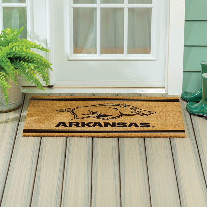 Grand tapis couleur coco 36 po x 24 po University of Arkansas