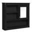Armoire murale de salle de bain 32 "avec miroir, corbeille à pharmacie montée sur 4 tablettes, peu encombrante, étagère à fournitures réglable, fourre-tout-2060998030