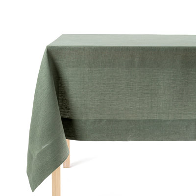 Over&Back 100% Linen Woven Table Cloth